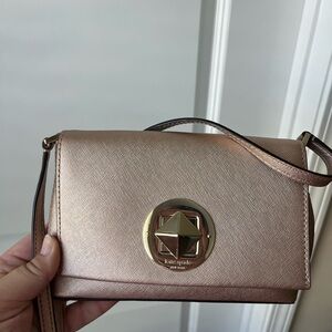 Kate Spade Rose Gold Crossbody Bag